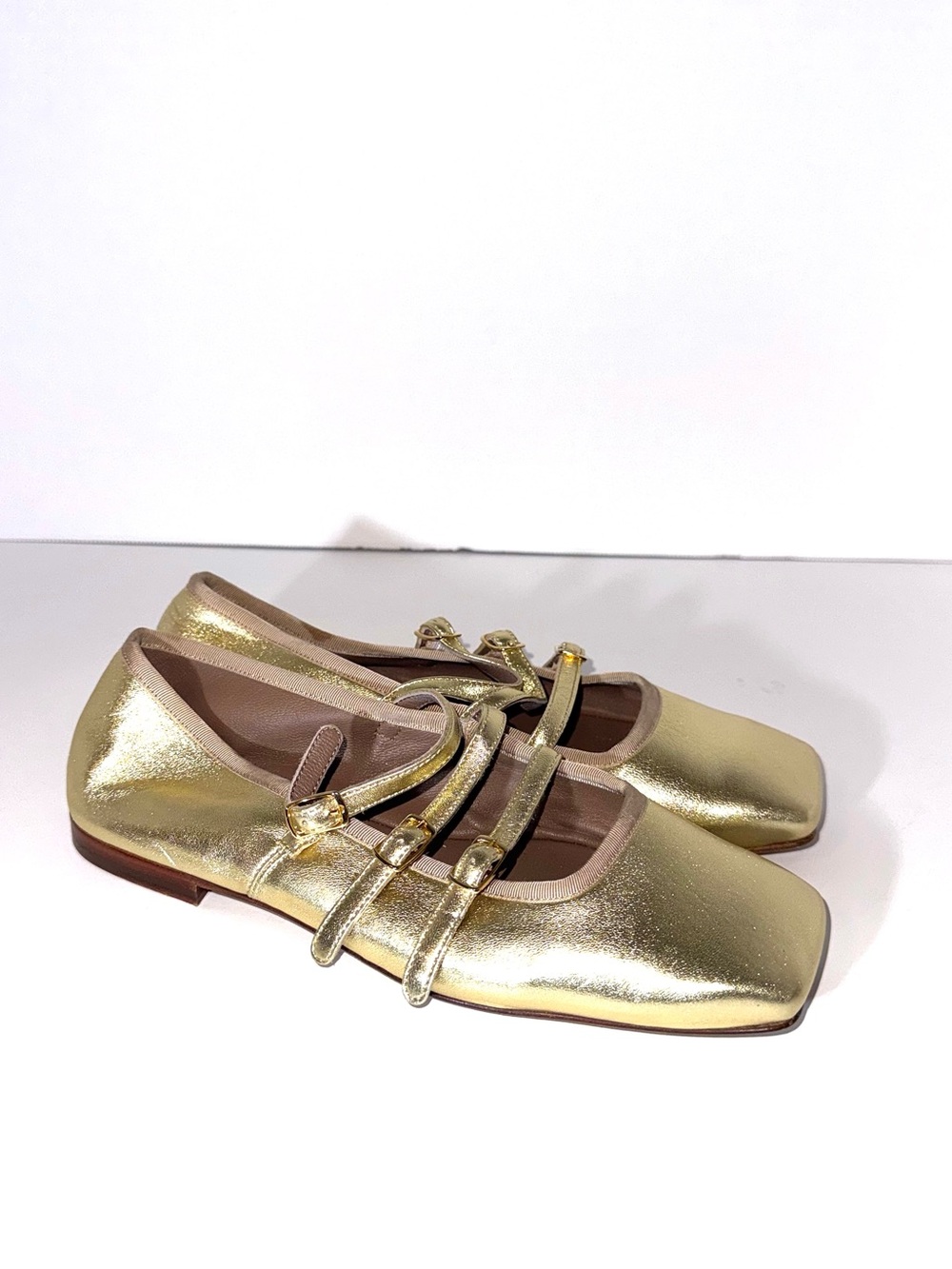 Mansur Gavriel Square Toe Mary Jane Flats